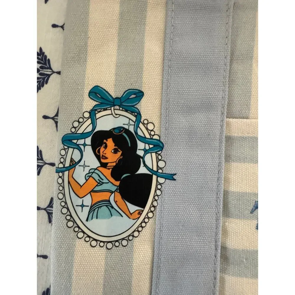 Disney Jasmine Double Sided Striped Custom Made Trader Joes Mini Tote